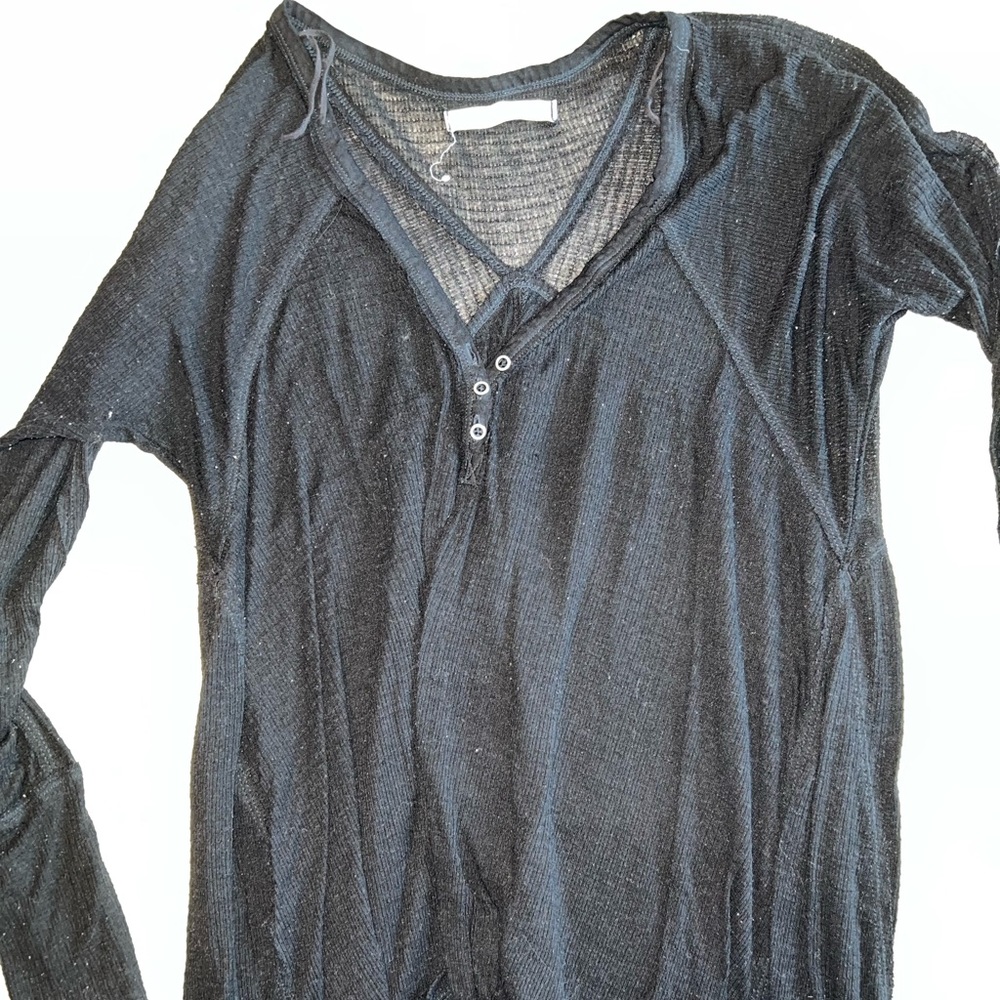 Black long sleeve tunic